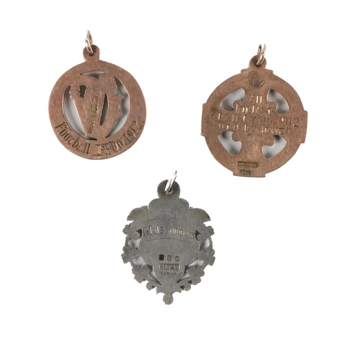 793 - All Ireland Winners Medal, 1912, LouthG.A.A. Medals: [Co. Louth], 1912. A 9ct gold Celtic Cross All-... 