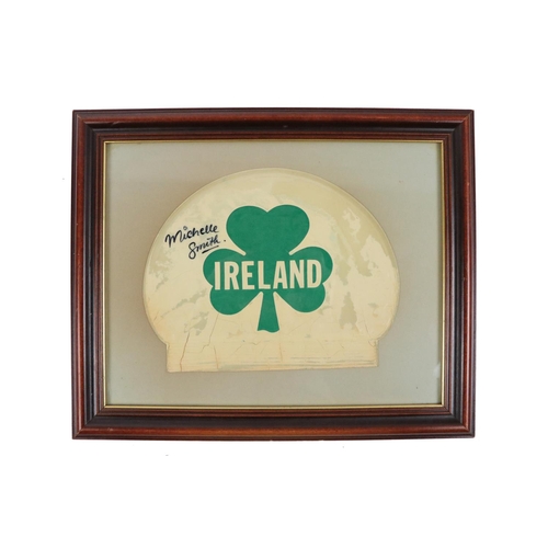 804 - [Olympics] Swimming, An official Ireland Team issue rubber Swimming Cap, signed  by Michelle Smith [... 