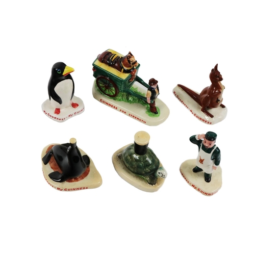 819 - Adverts: [Guinness & Co.] A group of six Carltonware porcelain Figures of Promotional Characters... 