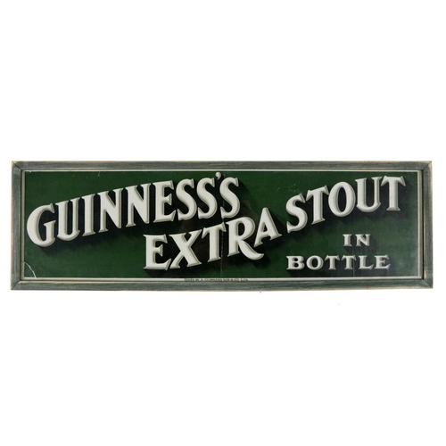 824 - Advertisement: Guinness & Co., an original printed oblong Lithographic Sign for 'Guinness's Extr... 