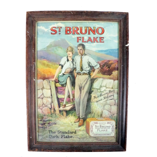 825 - Advertisement: A Vintage printed Advertisement for 'St. Bruno Flake, for Every Day and Holiday, the ... 