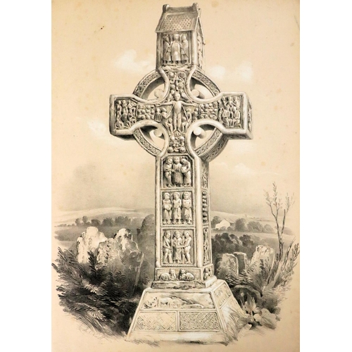 583 - Co. Louth  O'Neill (Henry) Illustration of the Most Interesting of the Sculptured Crosses of Ancient... 