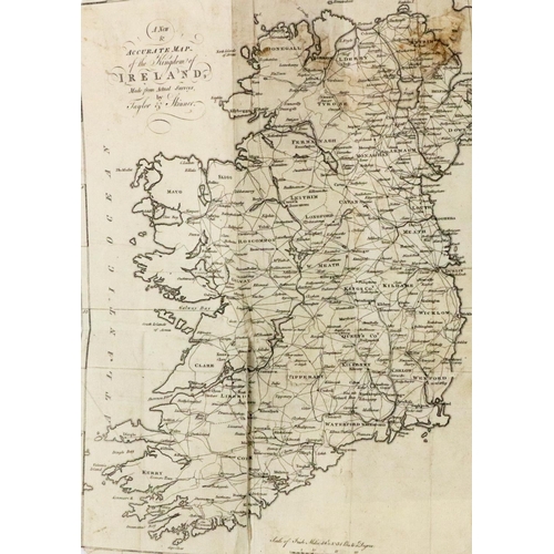 846 - Taylor (Geo.) & Skinner (Andrew) Maps of the Roads of Ireland, Surveyed in 1777. Tall 8vo L... 