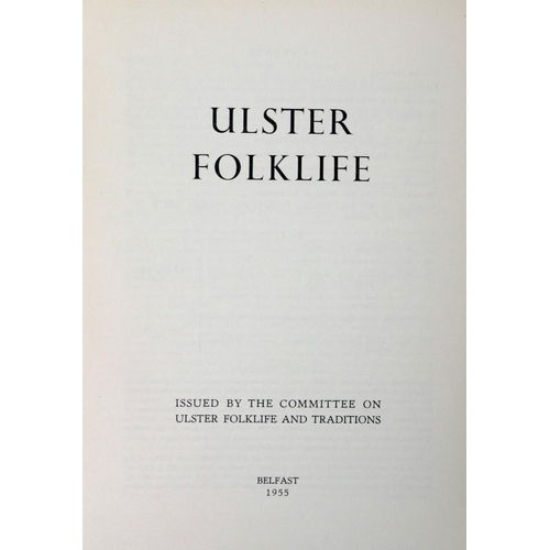 852 - Periodical: Ulster Folklife, Issued by the Committee on Ulster Folklife and Traditions. Vol. I,... 