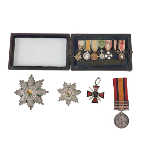 151 - Militaria: Medals, Captain John Congreve, Border Regiment, an important Medal collection to include:... 