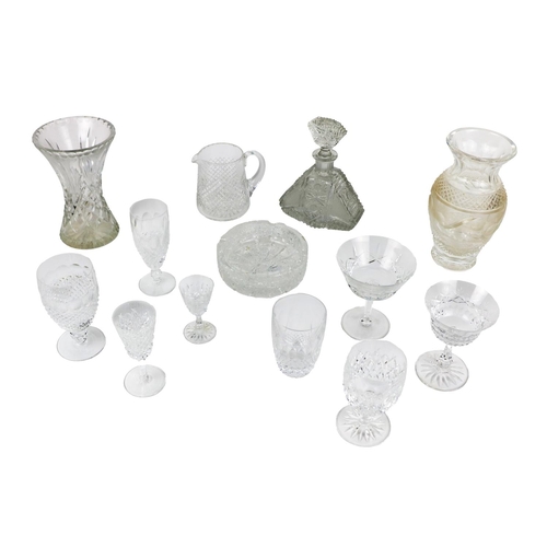 285 - A large collection of Drinking Glasses, including Sherry, Wine and Champagne Glasses, sold as is, w.... 