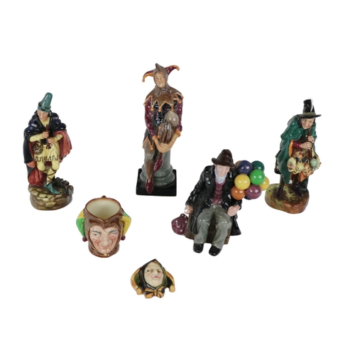 324 - [Doulton & Co.] A collection of 6 character porcelain Figurines to include:* The Pied Piper (HN2... 