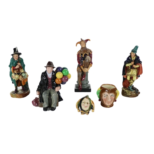 324 - [Doulton & Co.] A collection of 6 character porcelain Figurines to include:* The Pied Piper (HN2... 