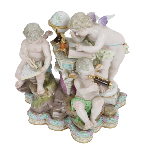 328 - An attractive 19th Century Meissen Group 