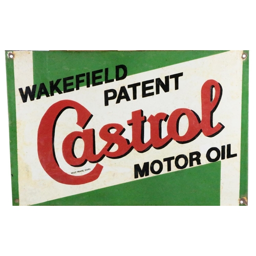 384 - Advertisement: A Vintage enamel Sign for 