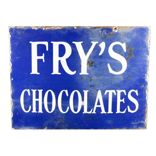 387 - Advertisement: A Vintage enamel Sign for 