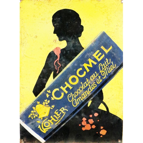 387 - Advertisement: A Vintage enamel Sign for 