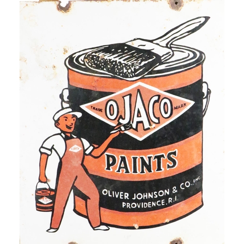 391 - Advertisement: A Vintage enamel Sign for 