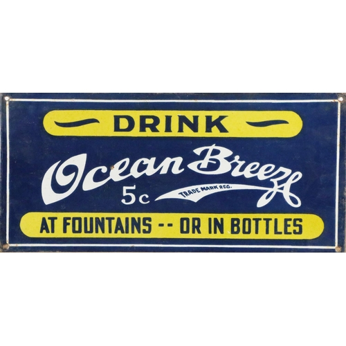 392 - Advertisement: A Vintage enamel Sign for 