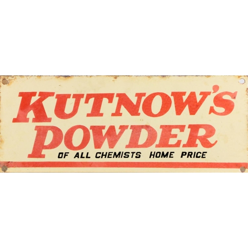 402 - Advertisement: A Vintage enamel Sign for 