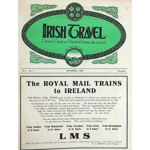 356 - Bindings: Travel Interest, Irish Travel Official Organ of the Irish Tourist Association, Vol. 1... 