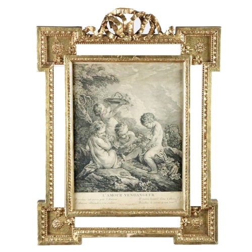 587 - An attractive set of three fine quality 19th Century ornate giltwood Frames, with egg and dart mould... 