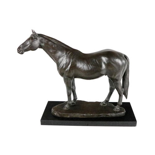 597 - In the Manner of Pierre Jules Mene, French (1810-1879)A fine quality bronze Model of a standing Hors... 