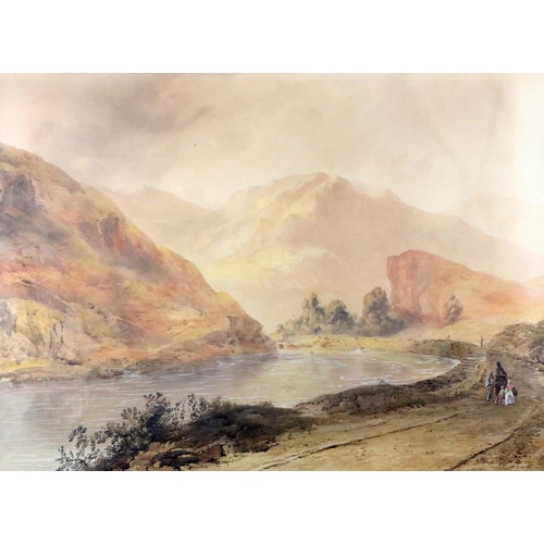 691 - Early 19th Century Irish School A large impressive pair of Watercolours, 