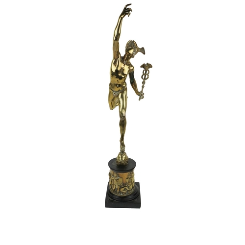 693 - After Giambologna (1529-1608)A large brass Model of 