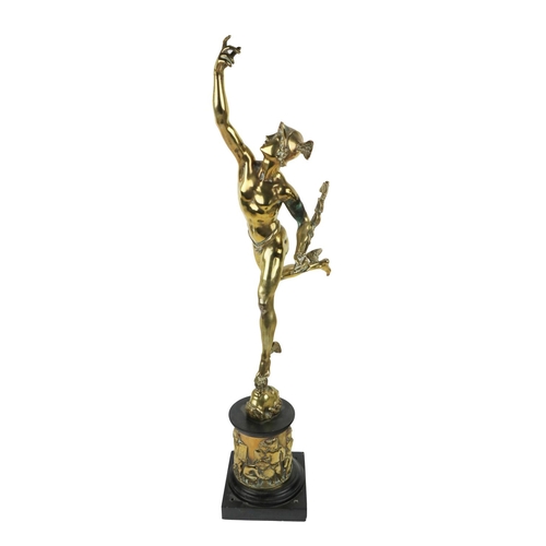 693 - After Giambologna (1529-1608)A large brass Model of 