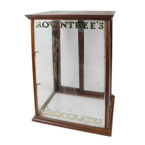 747 - A Vintage wooden cased Shop Display Cabinet, for 