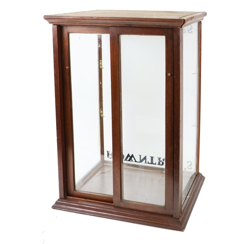 747 - A Vintage wooden cased Shop Display Cabinet, for 