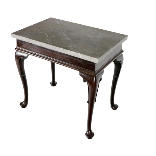 906 - An important Irish Georgian period mahogany Centre Table, of small proportions, the heavy marble top... 