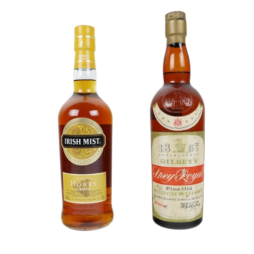 1008 - A Bottle of Gilbey's Spey Royal Fine Old Scotch Whisky, 70% Proof; together with a Bottle of Irish M... 