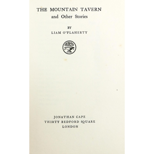 101 - O'Flaherty (Liam) The Mountain Tavern and Other Stories, Lond. 1929.  First Edn.... 