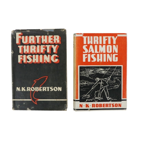 112 - Fishing: Robertson (N.K.) Thrifty Salmon Fishing, 8vo Lond. n.d. First Edn., hf. title, il... 