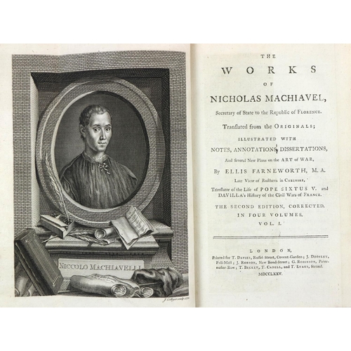 12 - Machiavel - Farneworth (Ellis)ed. The Works of Nicholas Machiavel, Secretary of State to the Re... 