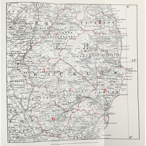 24 - Brunker (J.P.) Flora of the County of Wicklow, 8vo Dundalk 1950. First Edn., fold. map, cloth; Brens... 