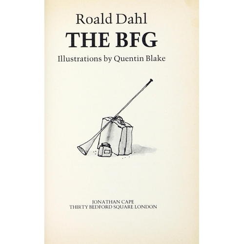 25 - Dahl (Roald) The B.F.G., 8vo, L. (Johnathan Cape) 1982, First Edn., illustrated by Quentin... 