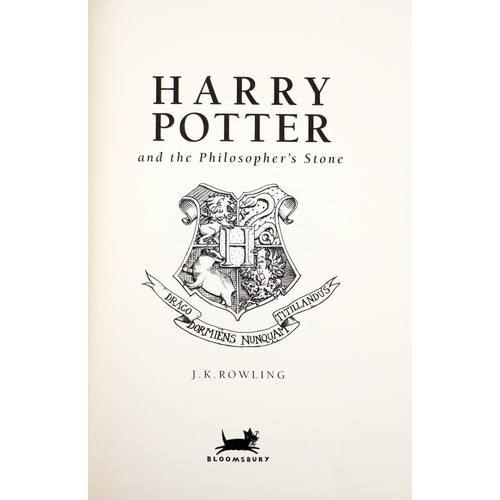 26 - Harry Potter Deluxe EditionsRowling (J.K.)  Harry Potter and the Philosophers' Stone, ... 