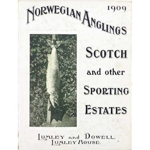 31 - Fishing: Dowell (James)ed. Norwegian Anglings and other Sporting's., .. With Map of Norway and ... 