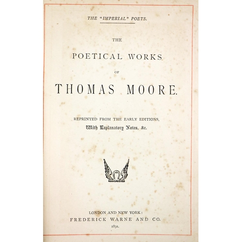 40 - All Illustrated with Original PhotographsPhotographs: Moore (Thos.) Poetical Works, Lond. & N. Y... 