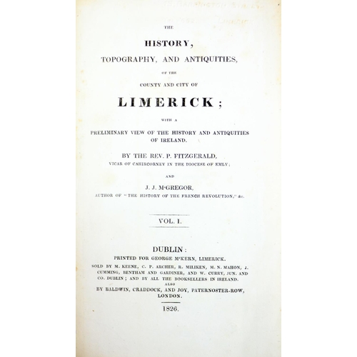 43 - Fitzgerald (Rev. P.) & M'Gregor (J.J.) The History, Topography and Antiquities of the Count... 