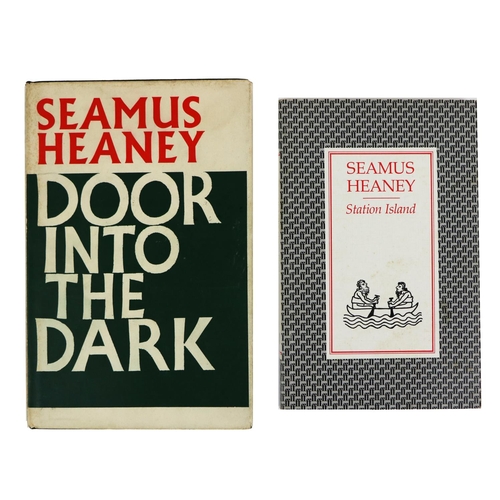 44 - All SignedHeaney (Seamus) Door into the Dark, 8vo L. (Faber & Faber Ltd.) 1969, inscribed on ded... 