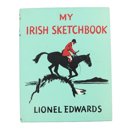 74 - Edwards (Lionel) My Irish Sketch Book, 4to L. (Collins) 1938, First Edn., cold. frontis & i... 