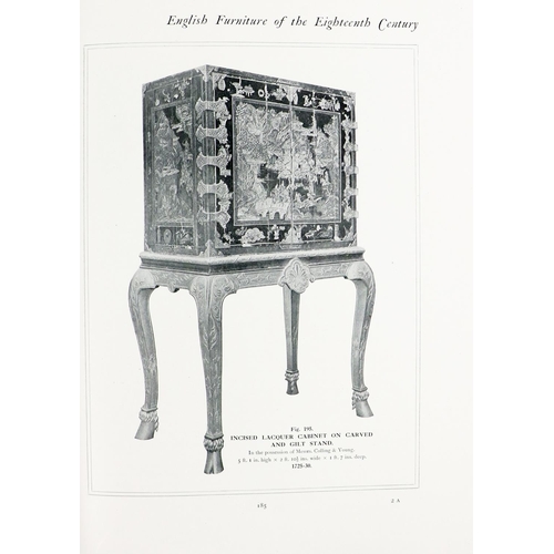 82 - Cescinsky (Herbert) English Furniture of the Eighteenth Century, 3 vols. folio Lond. (Geo. Routledge... 