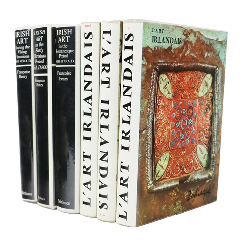 125 - Henry (Francoise) Irish Art, to 800 A.D.; 800 - 1020 A.D. & 1020 - 1170 A.D., 3 vols. sm. 4... 