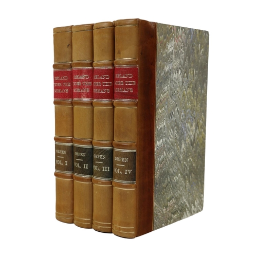 126 - Orpen (Goddard H.) Ireland Under the Normans 1169 - 1216, 4 vols. Oxford 1911. First Edn., attractiv... 