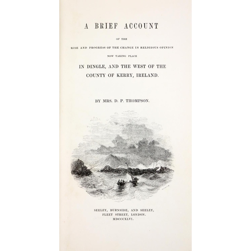 132 - Thompson (Mrs. D.P.) A Brief Account of the Rise and Progress... Religious Opinion ... in Dingl... 