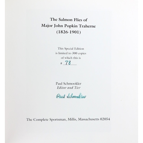 143 - Signed Special EditionFishing: Schmookler (Paul)ed. The Salmon Flies of Major John Popkin Trahe... 