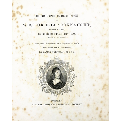 145 - I.A.S. - Hardiman (J.)ed -  A Chorographical Description of West or H-Iar Connaught, Writt... 