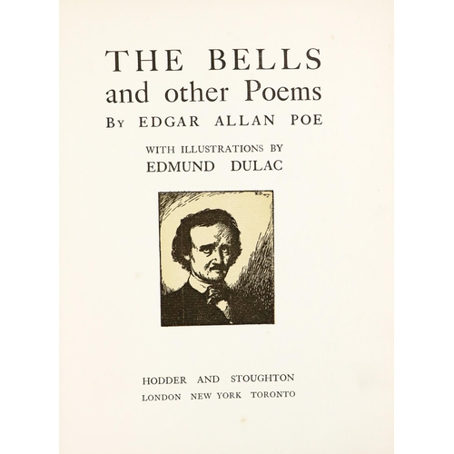 162 - [Dulac (Edmund) Illustrator] Poe (Edgar Allan) The Bells and other Poems, Lg. 4to Lond. n.d. [c... 