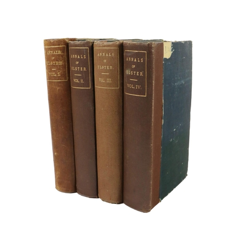 177 - Hennessy (Wm. M.)ed. Annala Uladh - Annals of Ulster, 4vols. roy 8vo Dublin (H.M.S.O.) 1887-1901. Fi... 