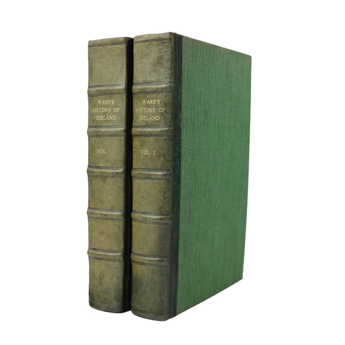 189 - [Harris (Walter)] The Whole Works of Sir James Ware Concerning Ireland, Revised and Improved. 3 vols... 