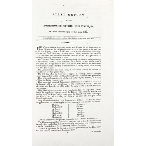 195 - With Folding Maps etc, With Manuscript Seventh ReportIrish Fisheries:  House of Commons - First [-Si... 